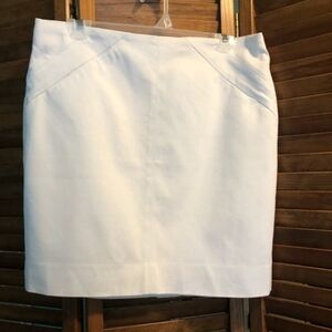 Banana Republic Tan Khaki Chino Pencil Skirt Women's Size 0 Zip Back Career EUC